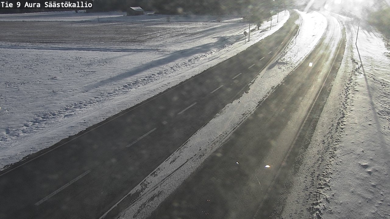 Kelikamerat Kuva Tie 9 Aura, Säästökallio, Aura, Varsinais-Suomi