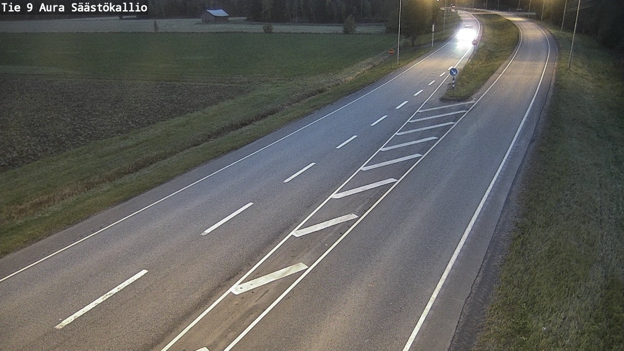 Weather Camera Image Road 9 Aura, Säästökallio, Aura, Varsinais-Suomi