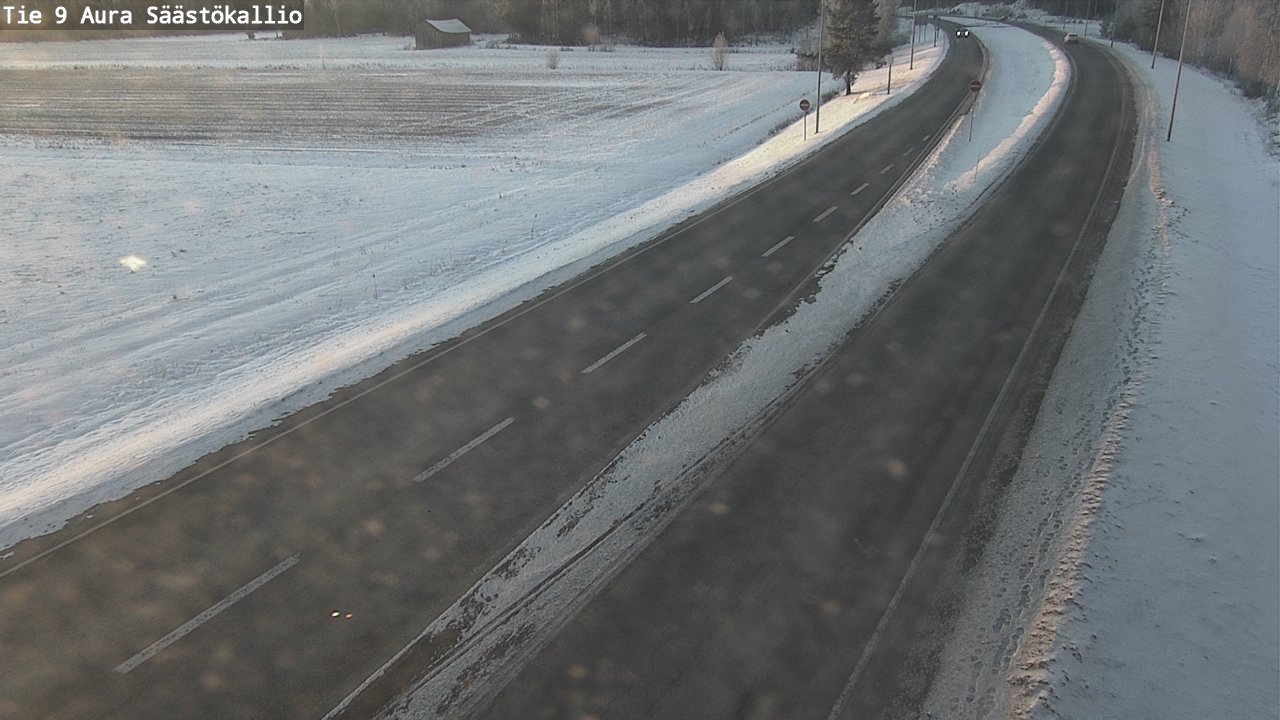 Kelikamerat Kuva Tie 9 Aura, Säästökallio, Aura, Varsinais-Suomi