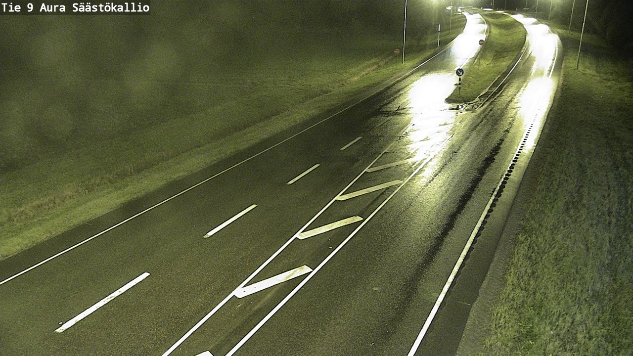 Weather Camera Image Road 9 Aura, Säästökallio, Aura, Varsinais-Suomi