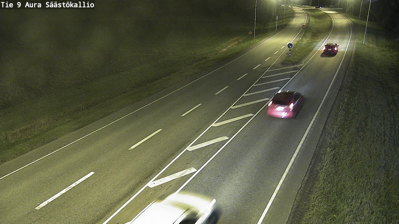 Weather Camera Image Road 9 Aura, Säästökallio, Aura, Varsinais-Suomi