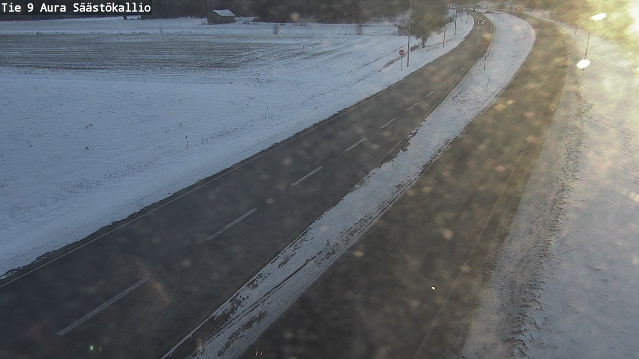 Kelikamerat Kuva Tie 9 Aura, Säästökallio, Aura, Varsinais-Suomi