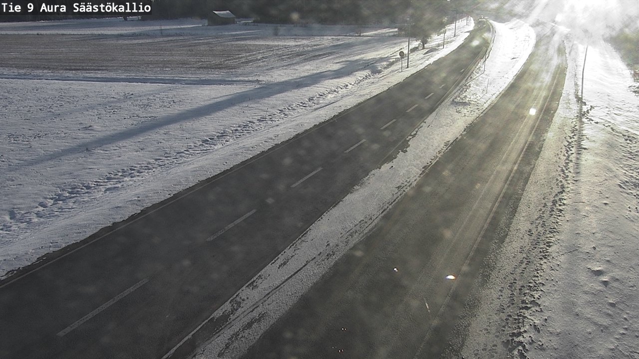 Kelikamerat Kuva Tie 9 Aura, Säästökallio, Aura, Varsinais-Suomi