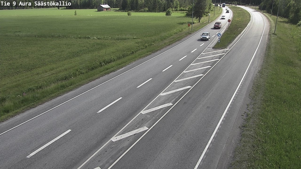 Kelikamerat Kuva Tie 9 Aura, Säästökallio, Aura, Varsinais-Suomi