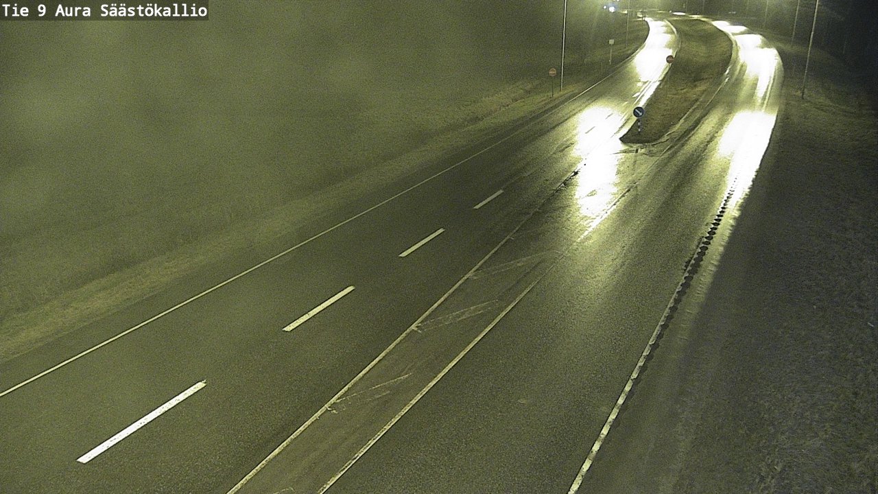 Weather Camera Image Road 9 Aura, Säästökallio, Aura, Varsinais-Suomi