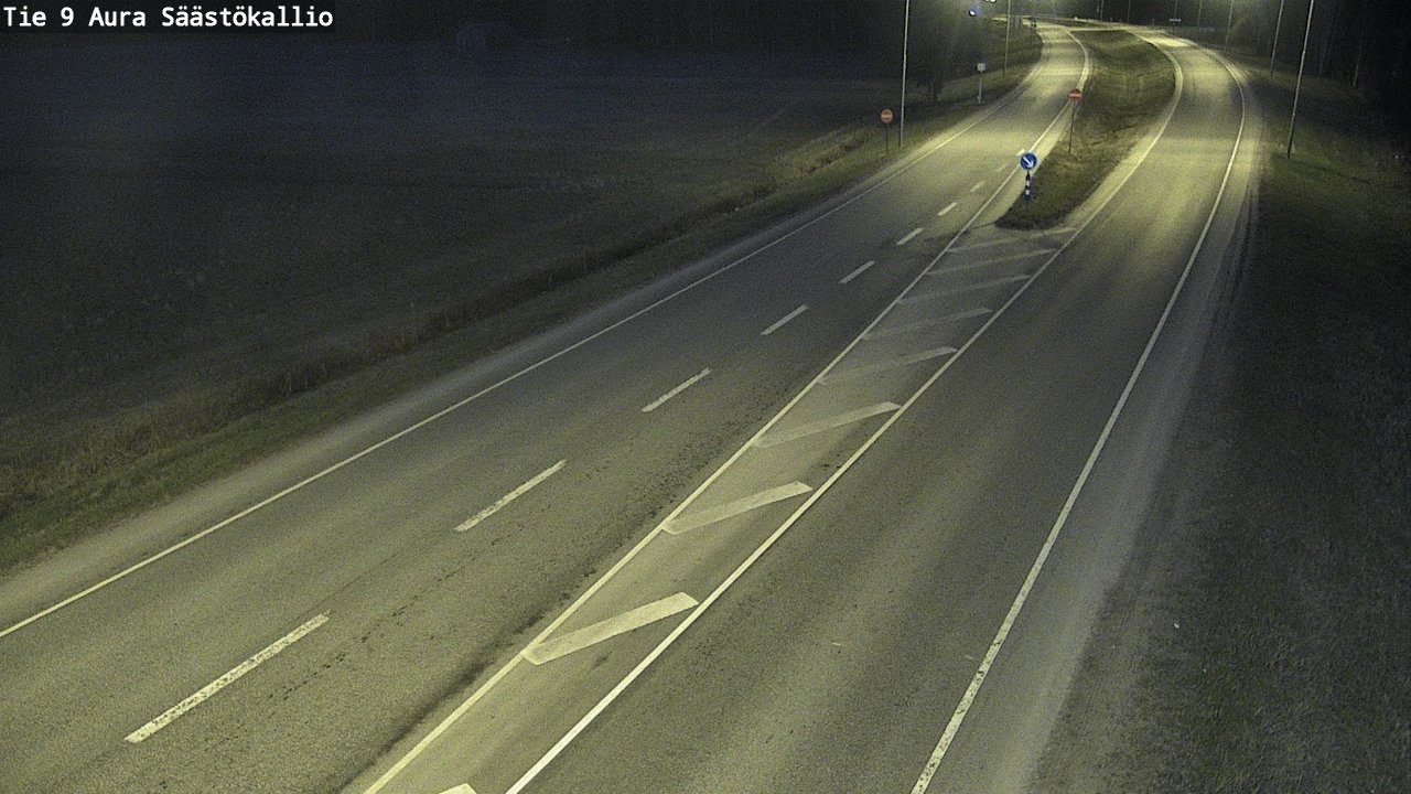 Weather Camera Image Väg 9 Aura, Säästökallio, Aura, Varsinais-Suomi
