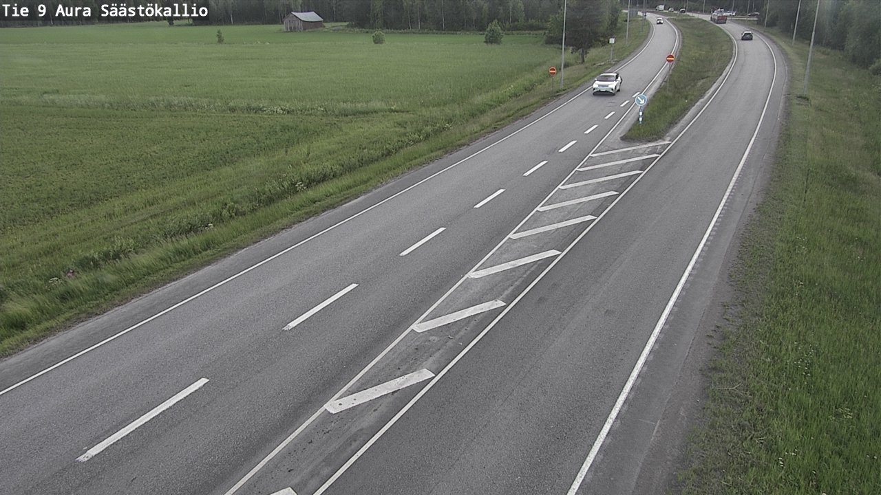 Kelikamerat Kuva Tie 9 Aura, Säästökallio, Aura, Varsinais-Suomi
