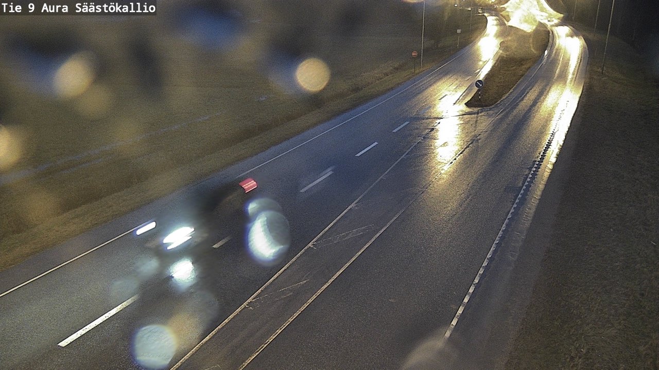 Weather Camera Image Road 9 Aura, Säästökallio, Aura, Varsinais-Suomi