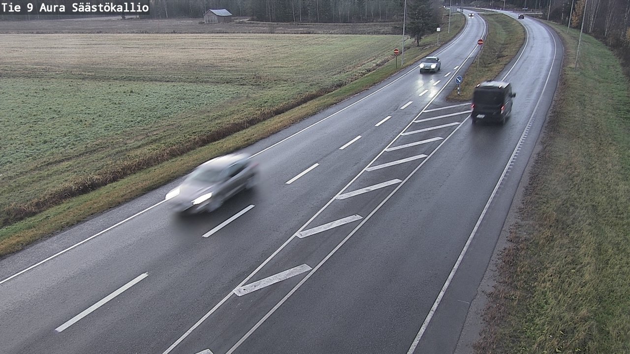 Kelikamerat Kuva Tie 9 Aura, Säästökallio, Aura, Varsinais-Suomi