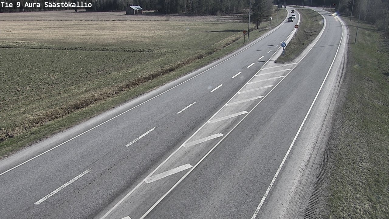 Kelikamerat Kuva Tie 9 Aura, Säästökallio, Aura, Varsinais-Suomi