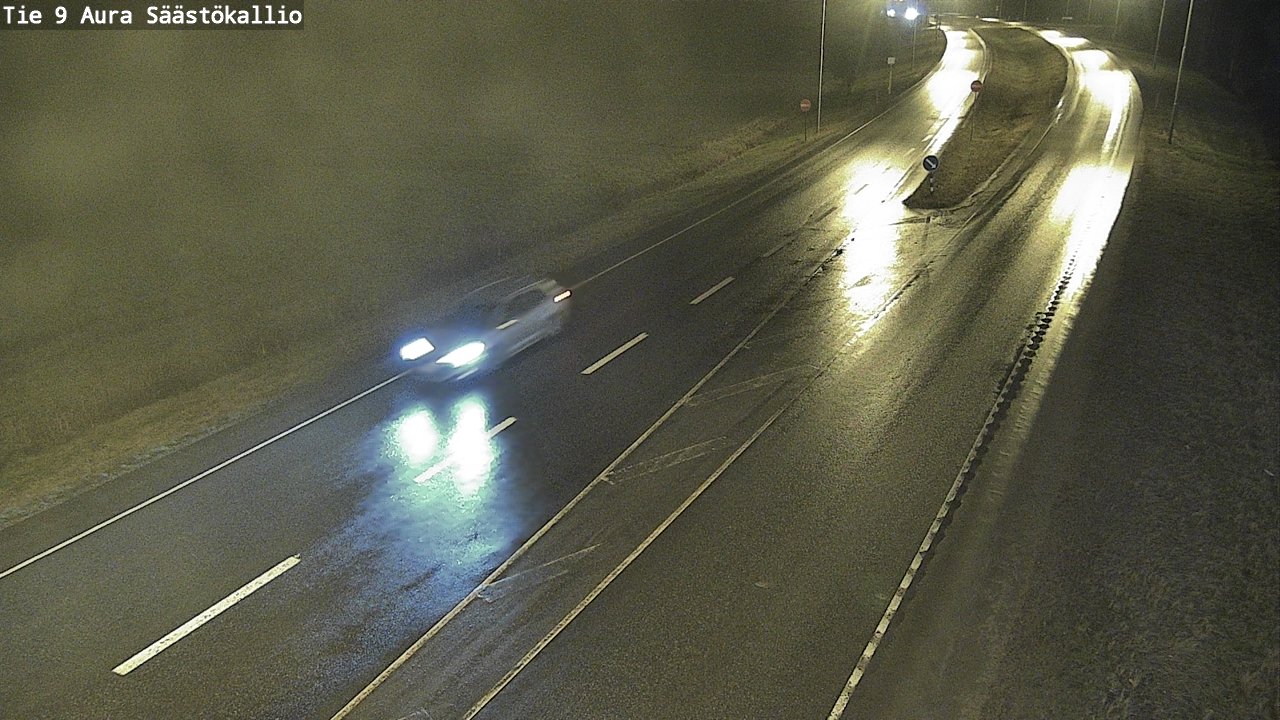 Weather Camera Image Road 9 Aura, Säästökallio, Aura, Varsinais-Suomi