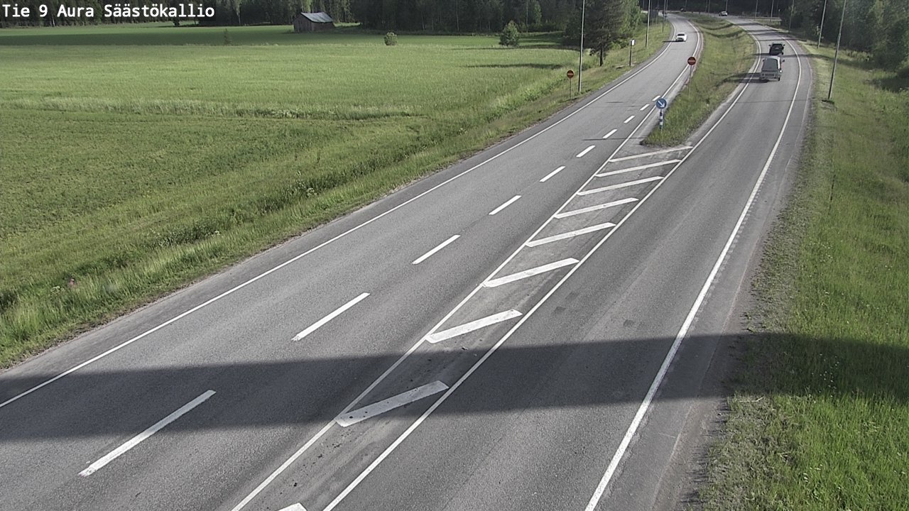 Kelikamerat Kuva Tie 9 Aura, Säästökallio, Aura, Varsinais-Suomi