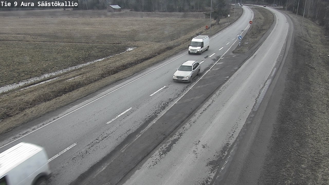 Weather Camera Image Väg 9 Aura, Säästökallio, Aura, Varsinais-Suomi