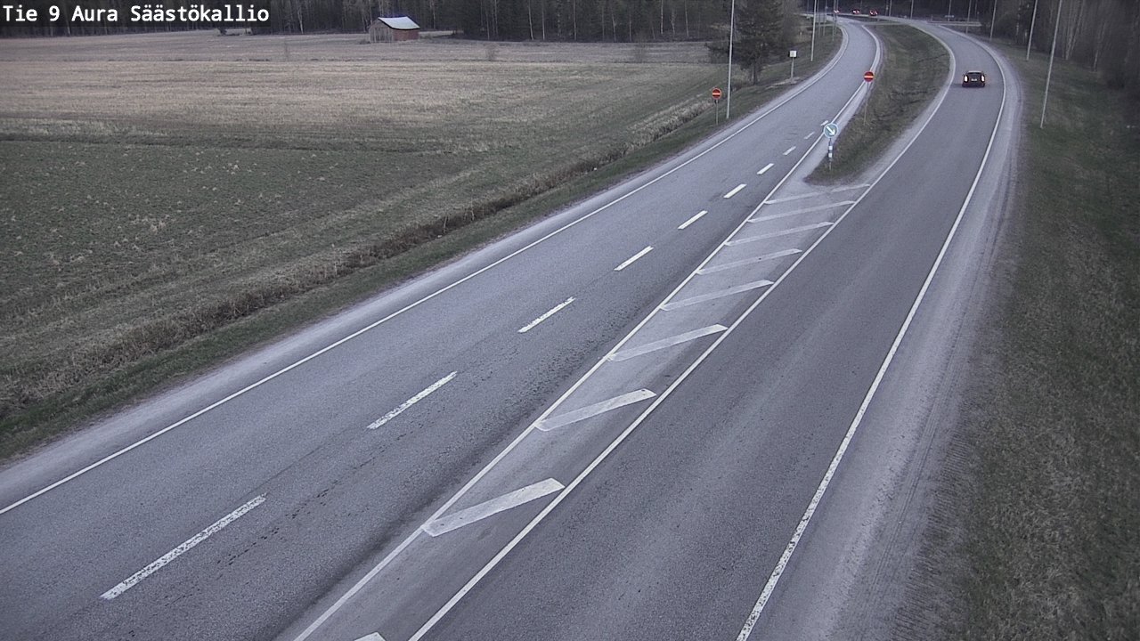 Weather Camera Image Väg 9 Aura, Säästökallio, Aura, Varsinais-Suomi