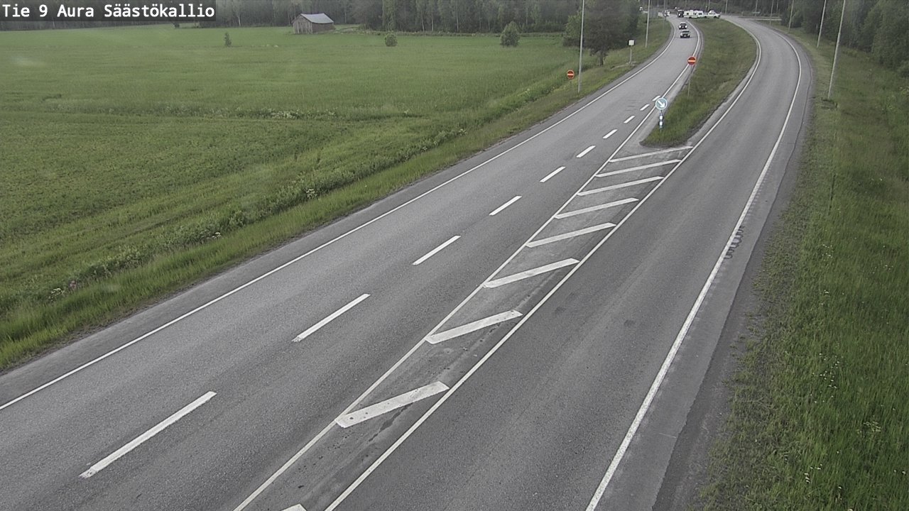 Kelikamerat Kuva Tie 9 Aura, Säästökallio, Aura, Varsinais-Suomi