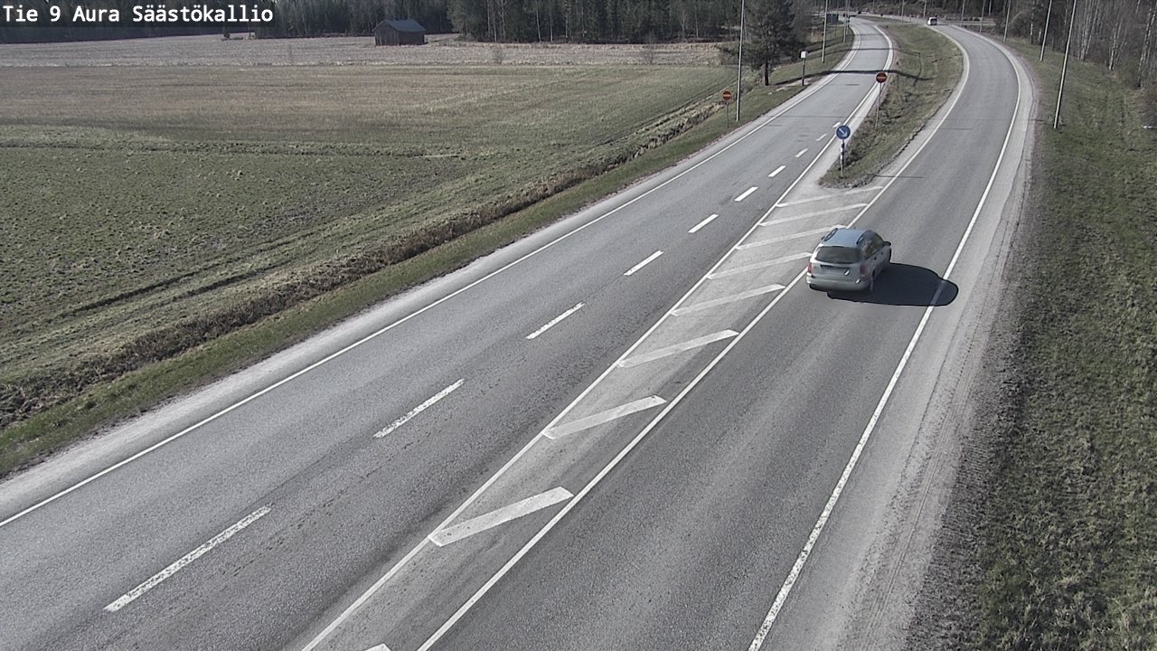 Kelikamerat Kuva Tie 9 Aura, Säästökallio, Aura, Varsinais-Suomi