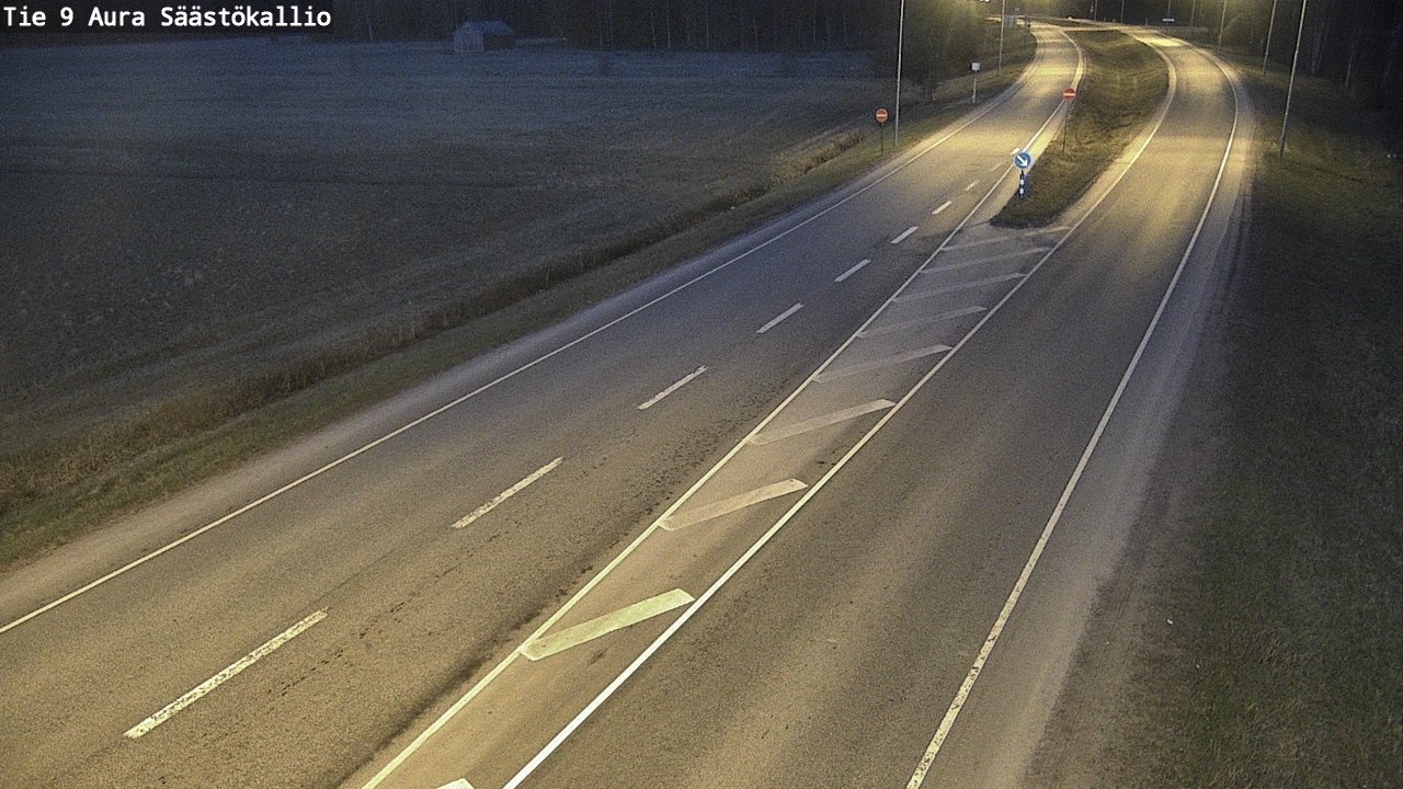 Weather Camera Image Väg 9 Aura, Säästökallio, Aura, Varsinais-Suomi