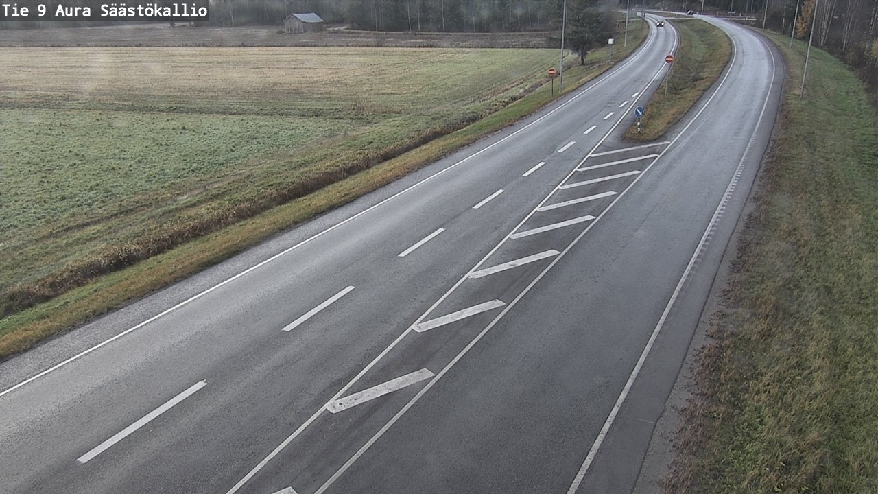 Kelikamerat Kuva Tie 9 Aura, Säästökallio, Aura, Varsinais-Suomi