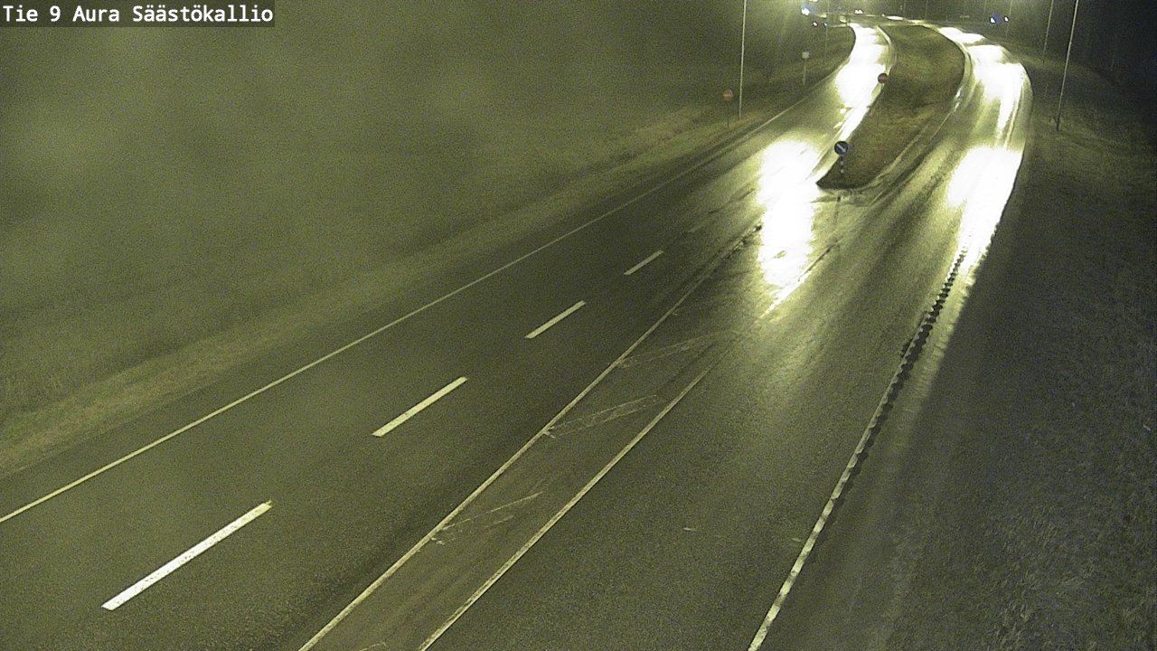 Weather Camera Image Road 9 Aura, Säästökallio, Aura, Varsinais-Suomi