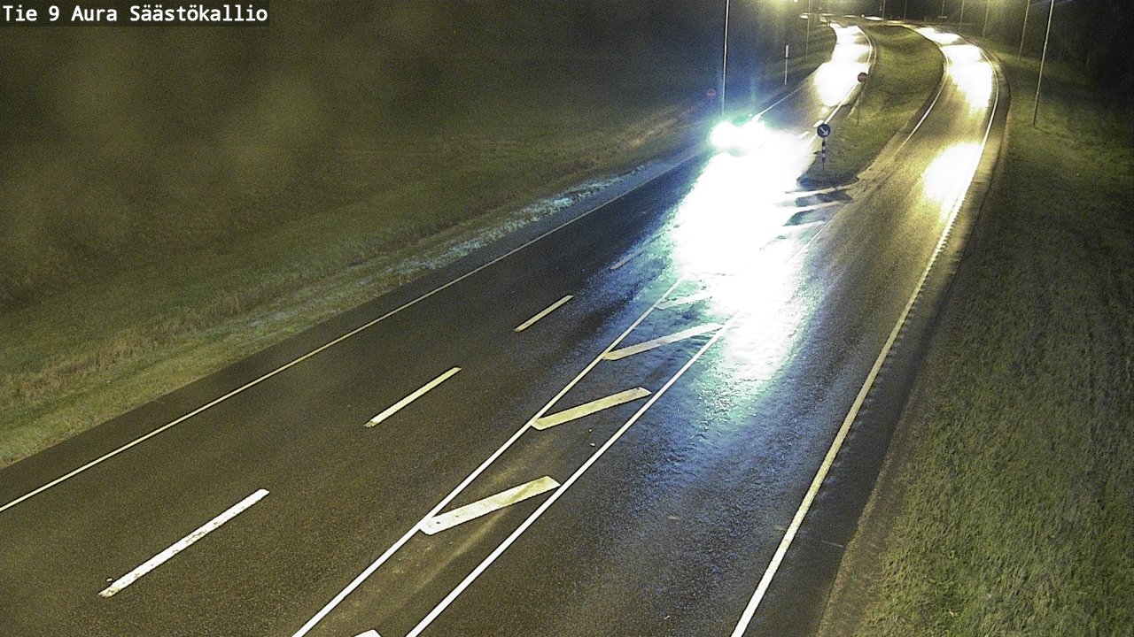 Weather Camera Image Road 9 Aura, Säästökallio, Aura, Varsinais-Suomi