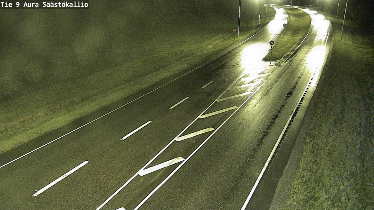 Weather Camera Image Road 9 Aura, Säästökallio, Aura, Varsinais-Suomi