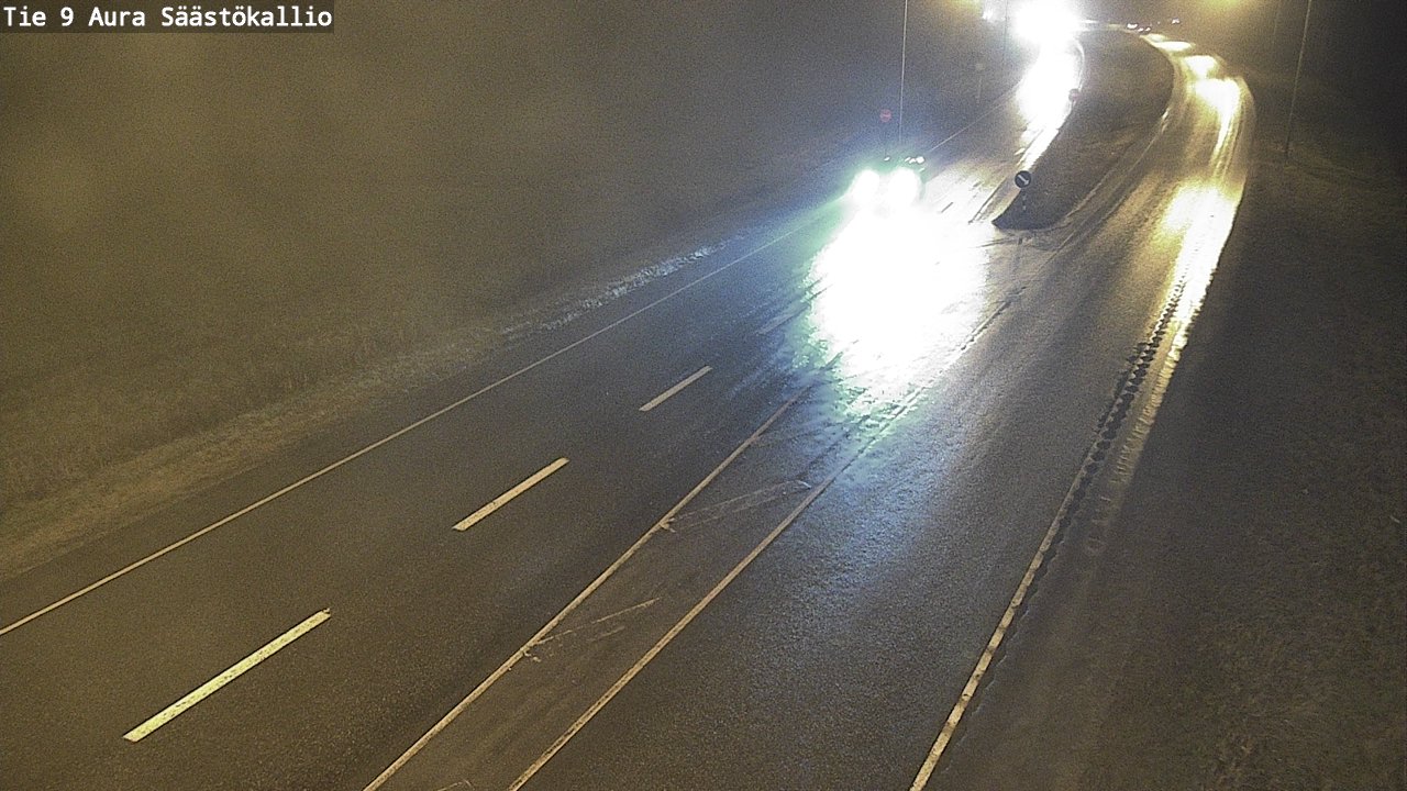Weather Camera Image Road 9 Aura, Säästökallio, Aura, Varsinais-Suomi