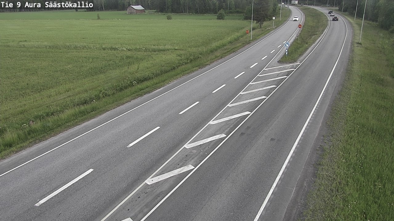 Kelikamerat Kuva Tie 9 Aura, Säästökallio, Aura, Varsinais-Suomi