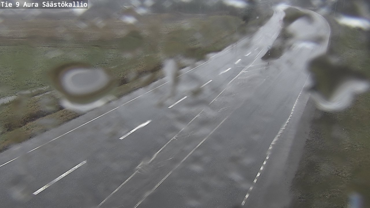 Weather Camera Image Road 9 Aura, Säästökallio, Aura, Varsinais-Suomi