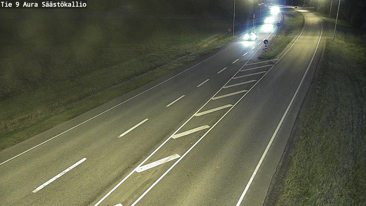 Weather Camera Image Road 9 Aura, Säästökallio, Aura, Varsinais-Suomi