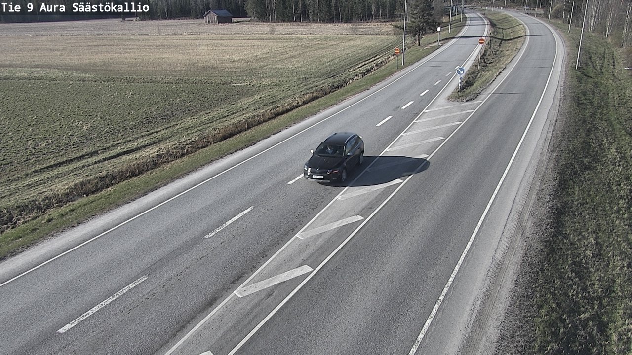Kelikamerat Kuva Tie 9 Aura, Säästökallio, Aura, Varsinais-Suomi