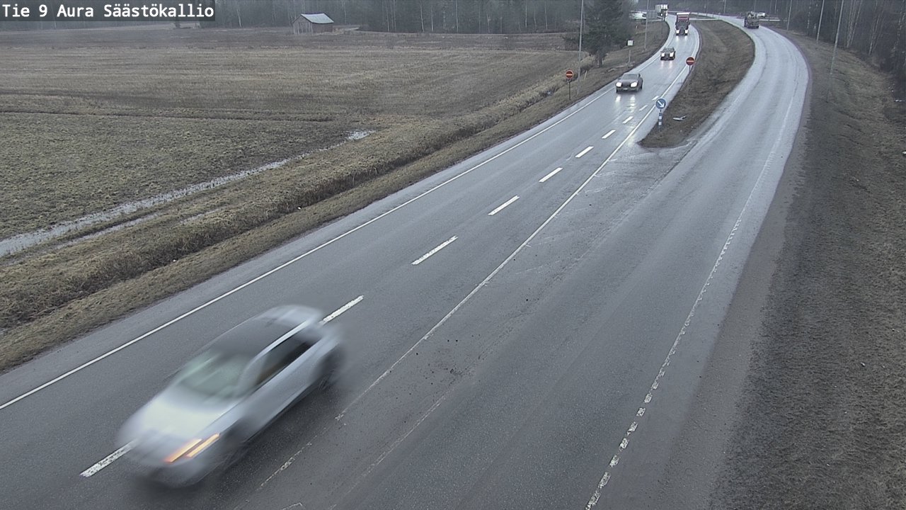 Kelikamerat Kuva Tie 9 Aura, Säästökallio, Aura, Varsinais-Suomi