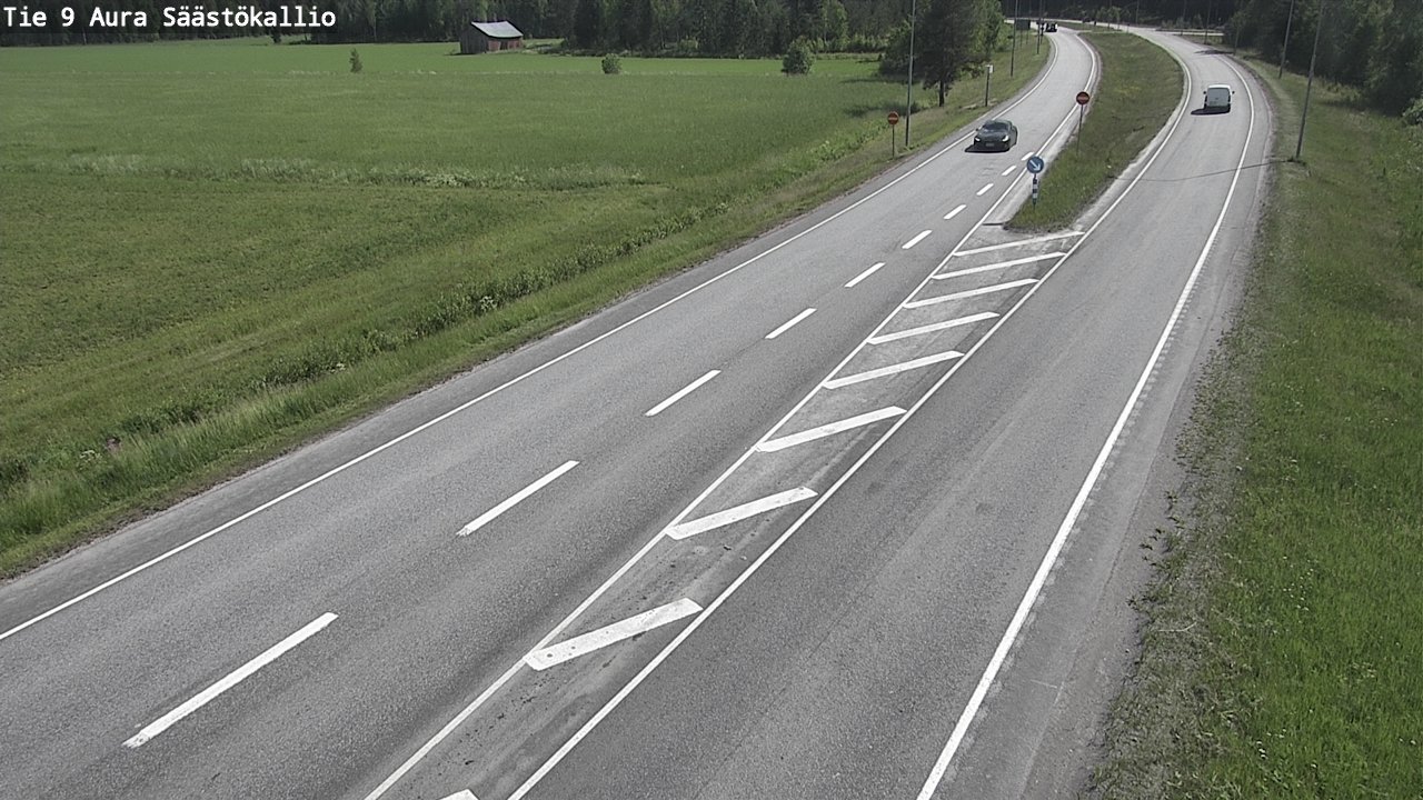 Kelikamerat Kuva Tie 9 Aura, Säästökallio, Aura, Varsinais-Suomi