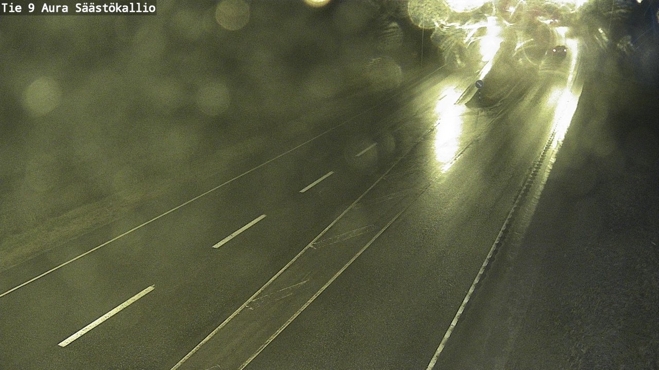 Weather Camera Image Road 9 Aura, Säästökallio, Aura, Varsinais-Suomi