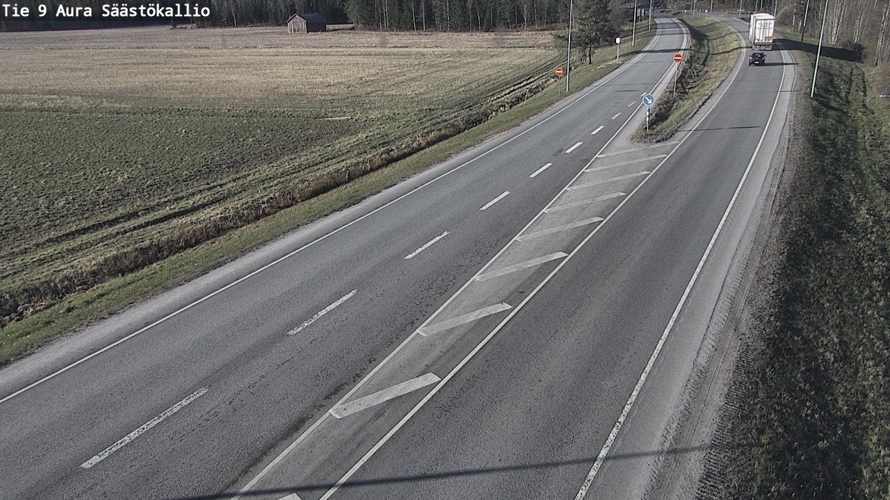 Kelikamerat Kuva Tie 9 Aura, Säästökallio, Aura, Varsinais-Suomi