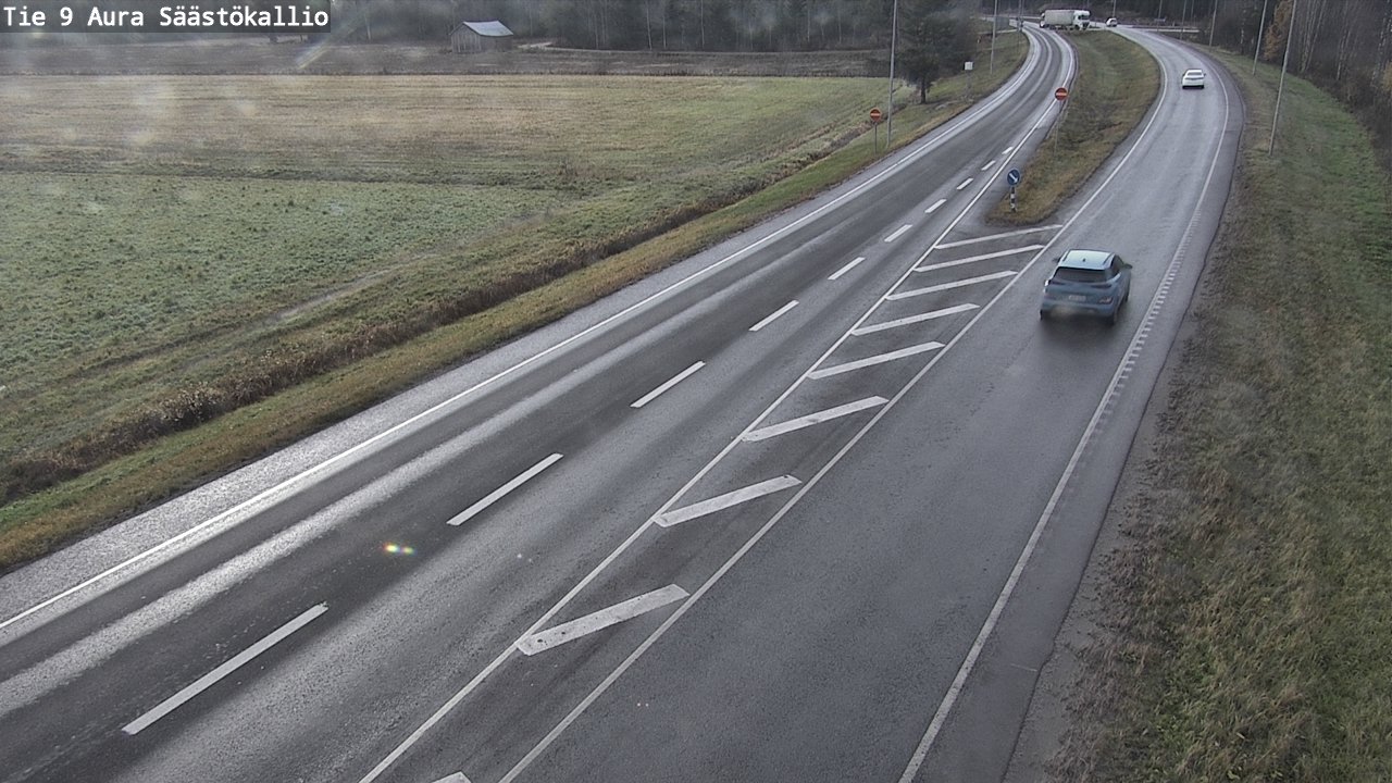 Kelikamerat Kuva Tie 9 Aura, Säästökallio, Aura, Varsinais-Suomi