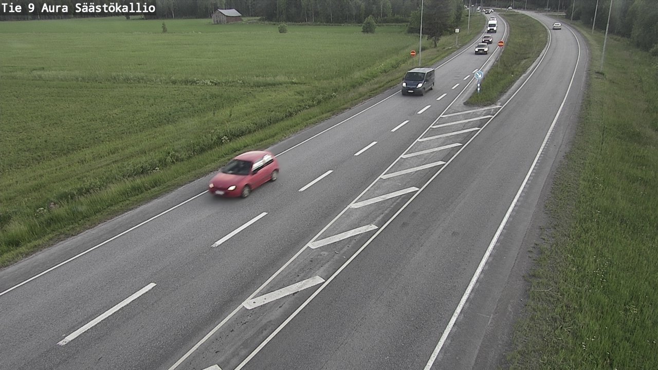 Kelikamerat Kuva Tie 9 Aura, Säästökallio, Aura, Varsinais-Suomi