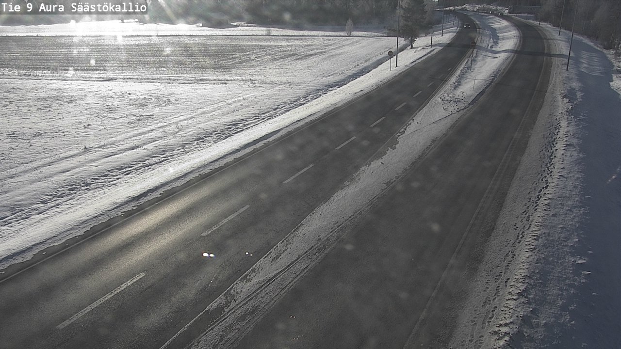 Kelikamerat Kuva Tie 9 Aura, Säästökallio, Aura, Varsinais-Suomi