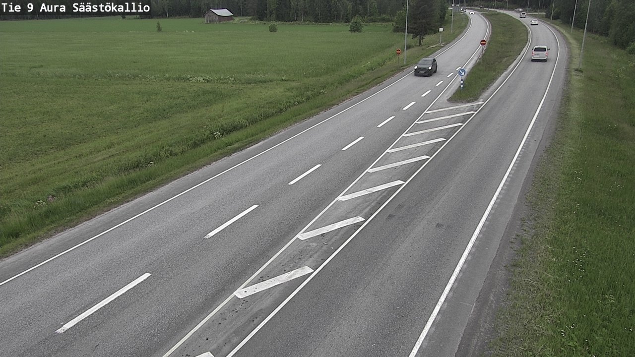 Kelikamerat Kuva Tie 9 Aura, Säästökallio, Aura, Varsinais-Suomi