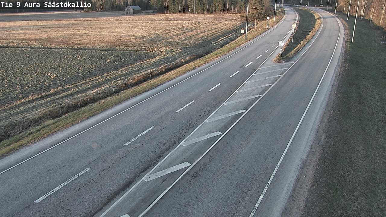 Kelikamerat Kuva Tie 9 Aura, Säästökallio, Aura, Varsinais-Suomi
