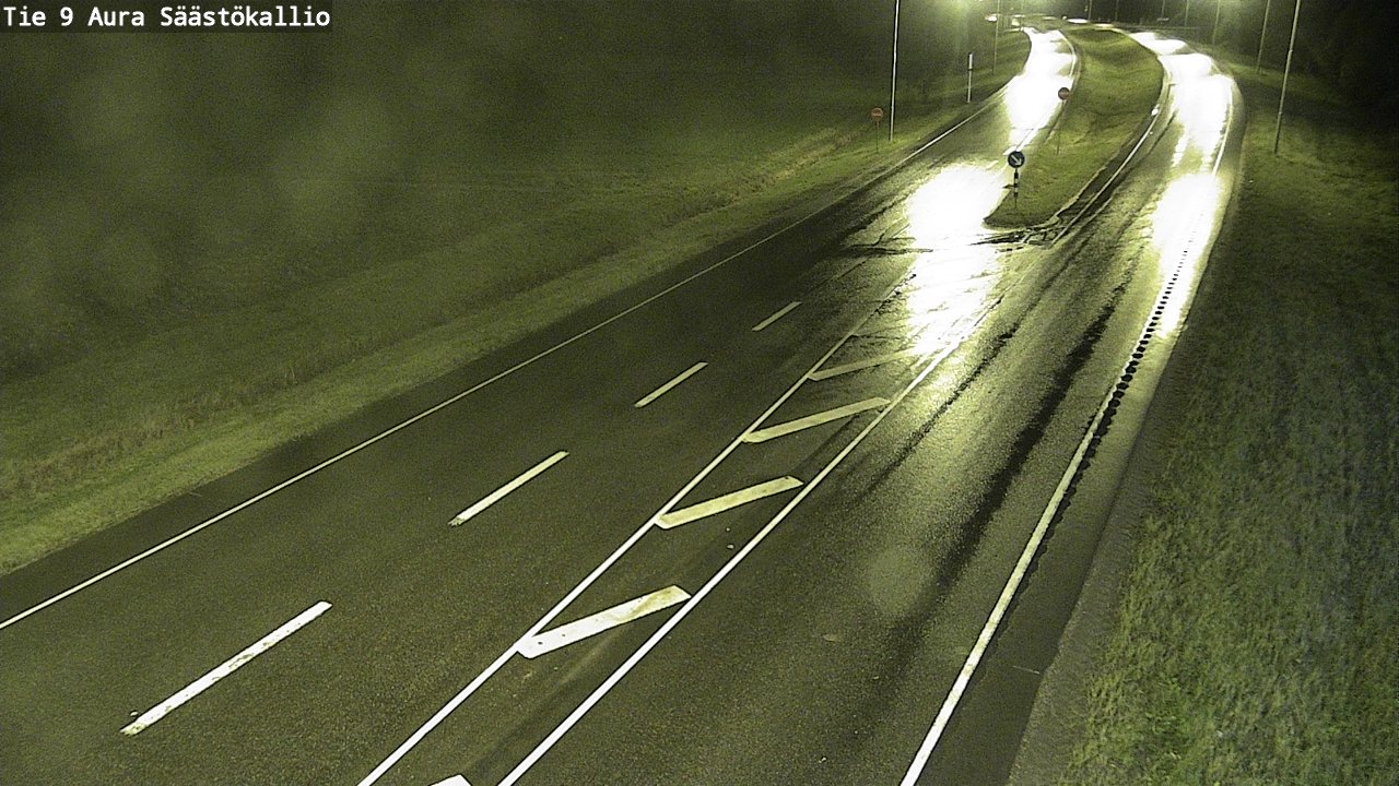 Weather Camera Image Road 9 Aura, Säästökallio, Aura, Varsinais-Suomi