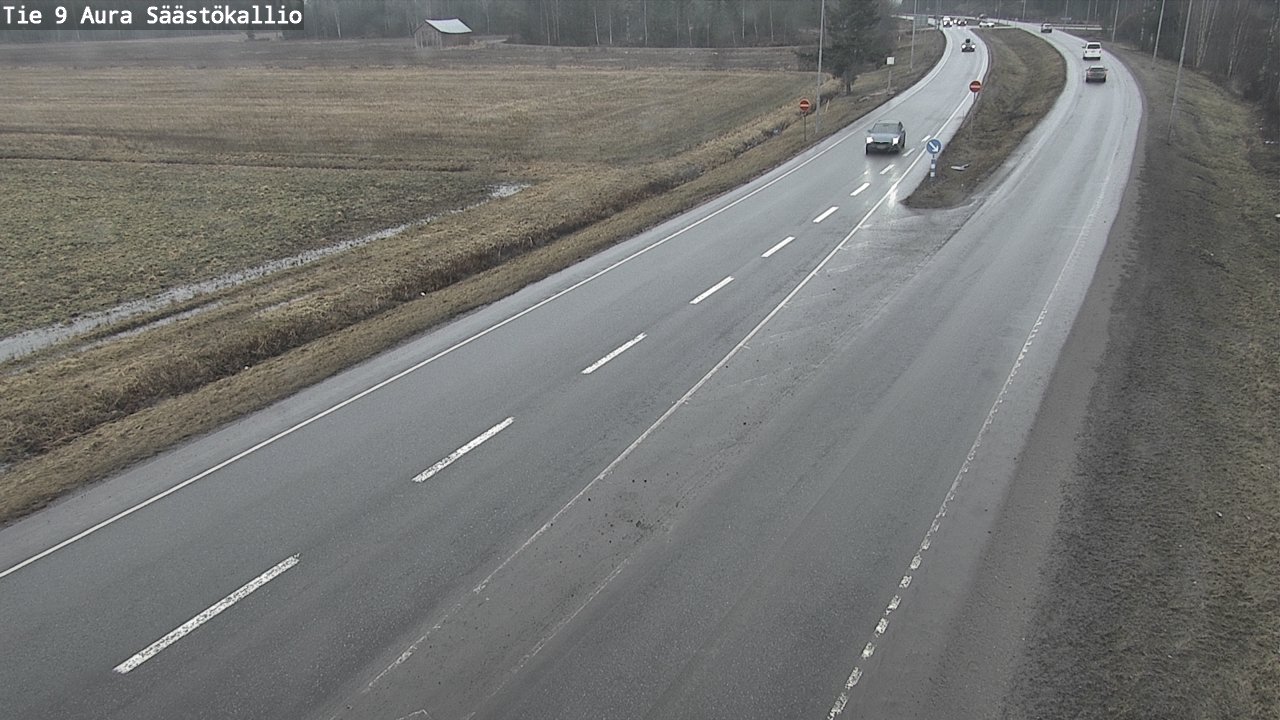 Kelikamerat Kuva Tie 9 Aura, Säästökallio, Aura, Varsinais-Suomi