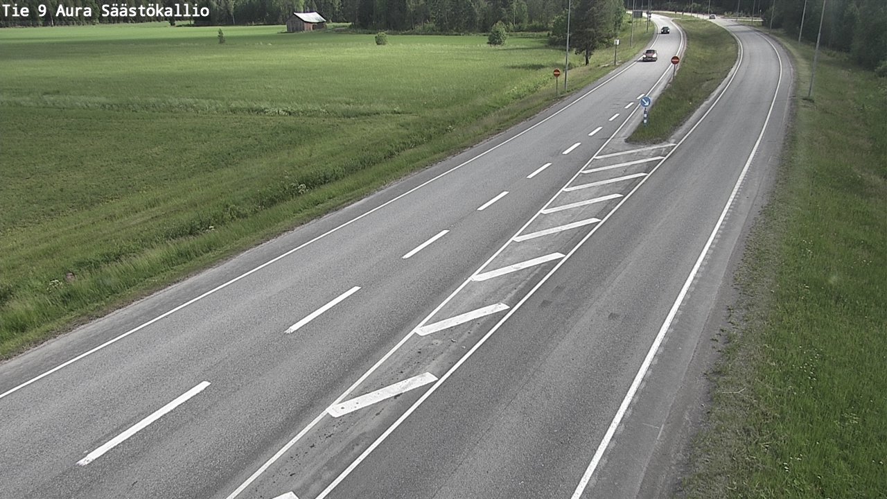 Kelikamerat Kuva Tie 9 Aura, Säästökallio, Aura, Varsinais-Suomi