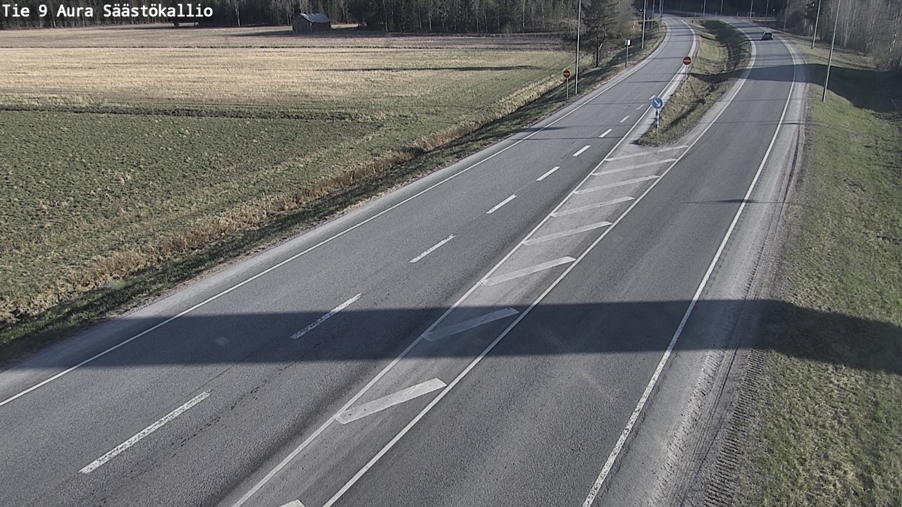 Kelikamerat Kuva Tie 9 Aura, Säästökallio, Aura, Varsinais-Suomi