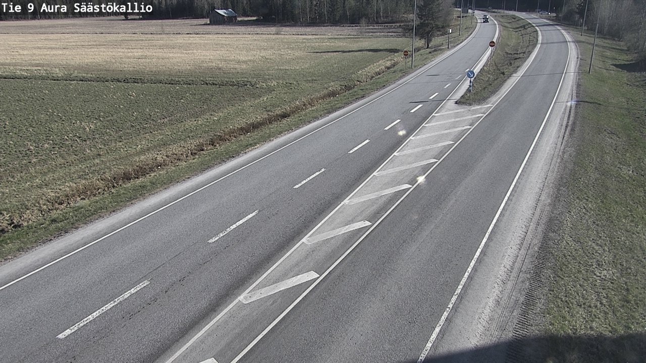 Kelikamerat Kuva Tie 9 Aura, Säästökallio, Aura, Varsinais-Suomi