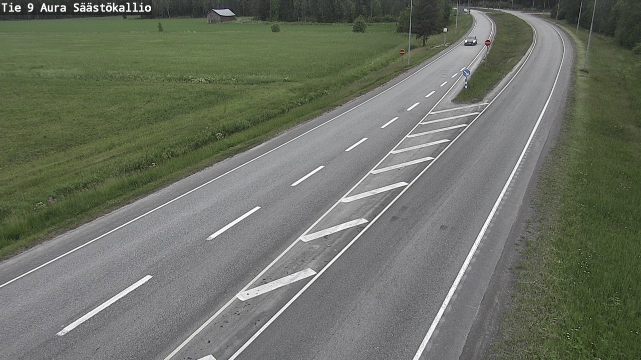 Kelikamerat Kuva Tie 9 Aura, Säästökallio, Aura, Varsinais-Suomi