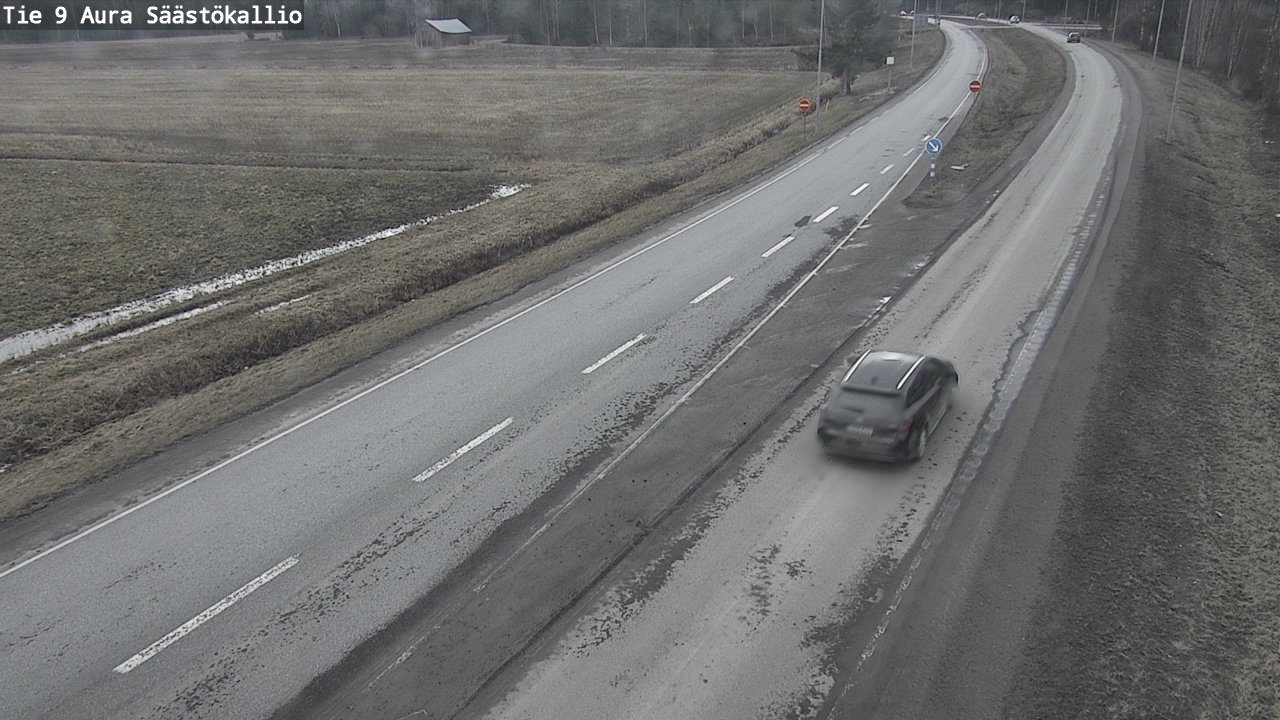 Weather Camera Image Väg 9 Aura, Säästökallio, Aura, Varsinais-Suomi