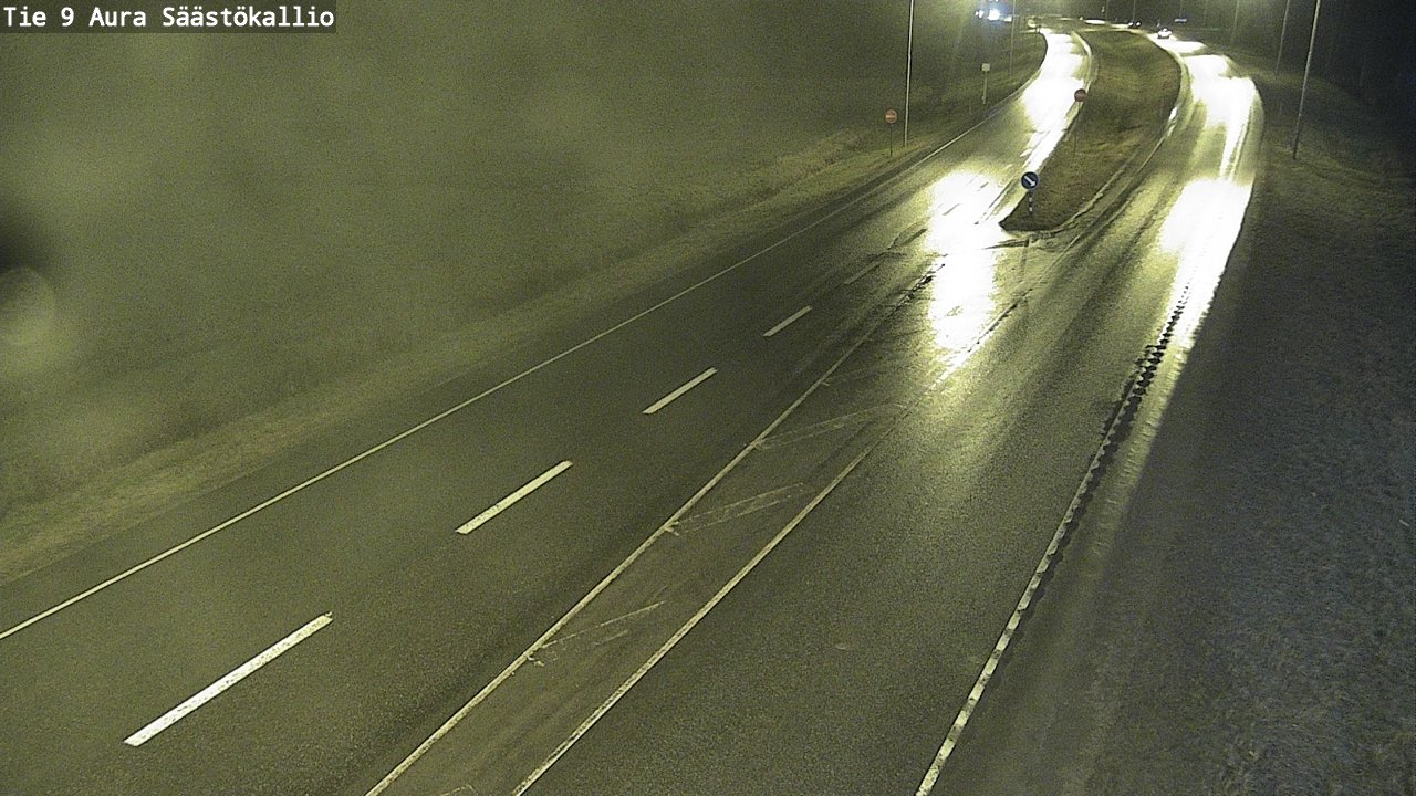 Weather Camera Image Road 9 Aura, Säästökallio, Aura, Varsinais-Suomi
