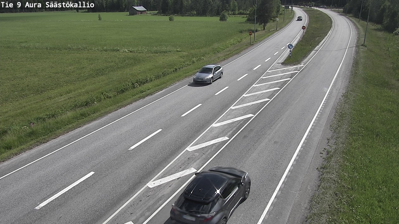 Kelikamerat Kuva Tie 9 Aura, Säästökallio, Aura, Varsinais-Suomi