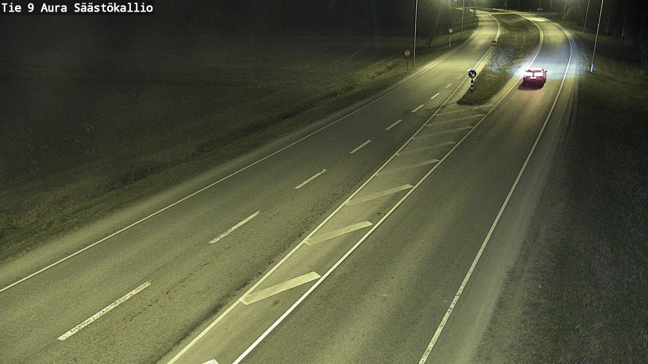 Weather Camera Image Väg 9 Aura, Säästökallio, Aura, Varsinais-Suomi