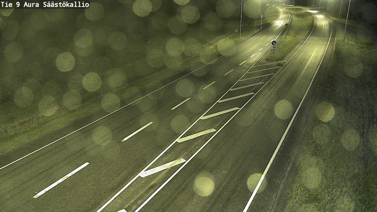 Weather Camera Image Road 9 Aura, Säästökallio, Aura, Varsinais-Suomi